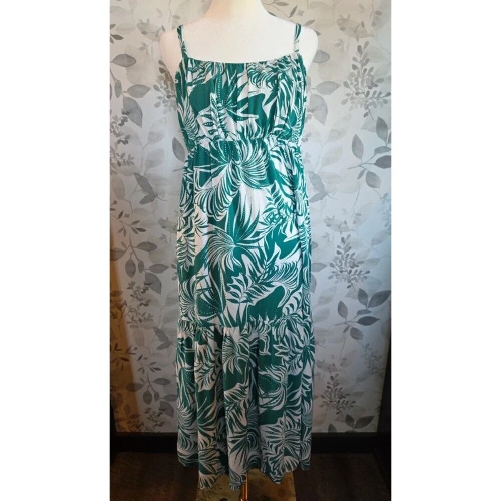 Green and white dress - Sanctuary- Size large